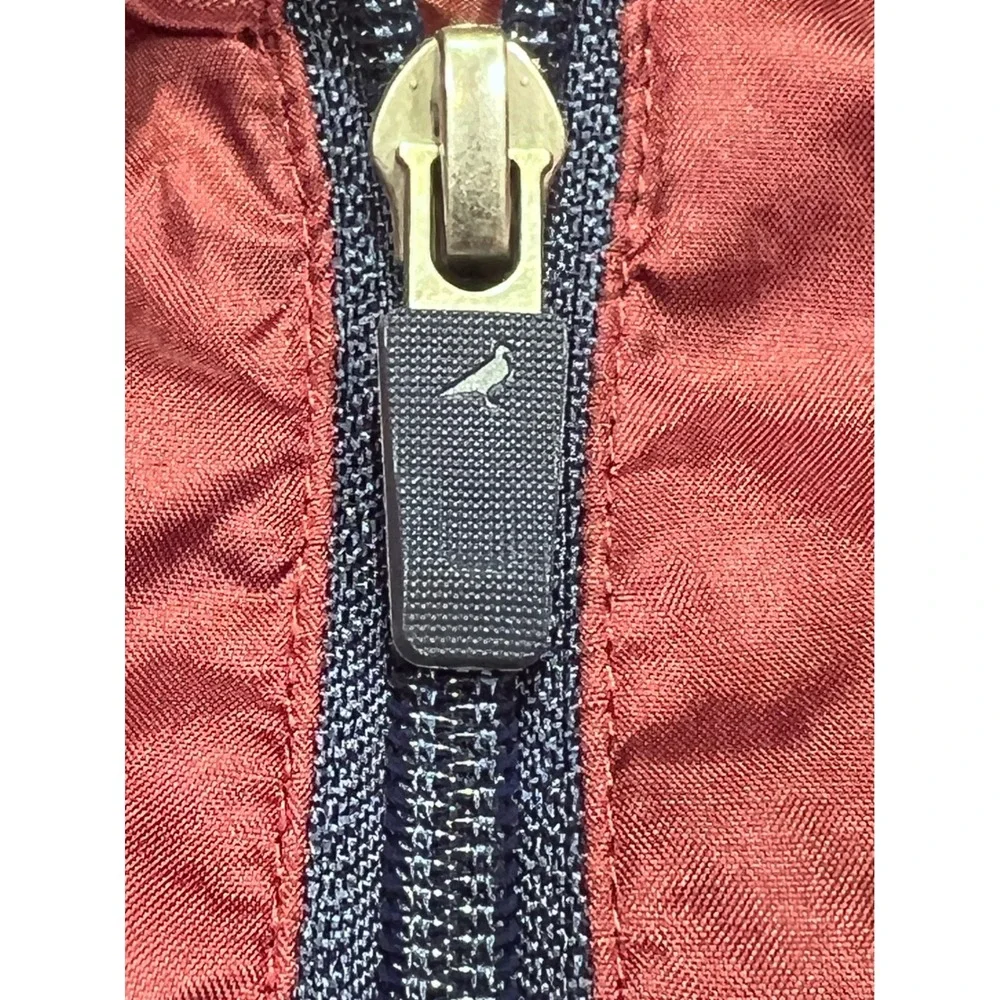 Staple Pigeon Mens Colorblock Windbreaker Jacket‎ Burgundy Navy Blue Large Logo